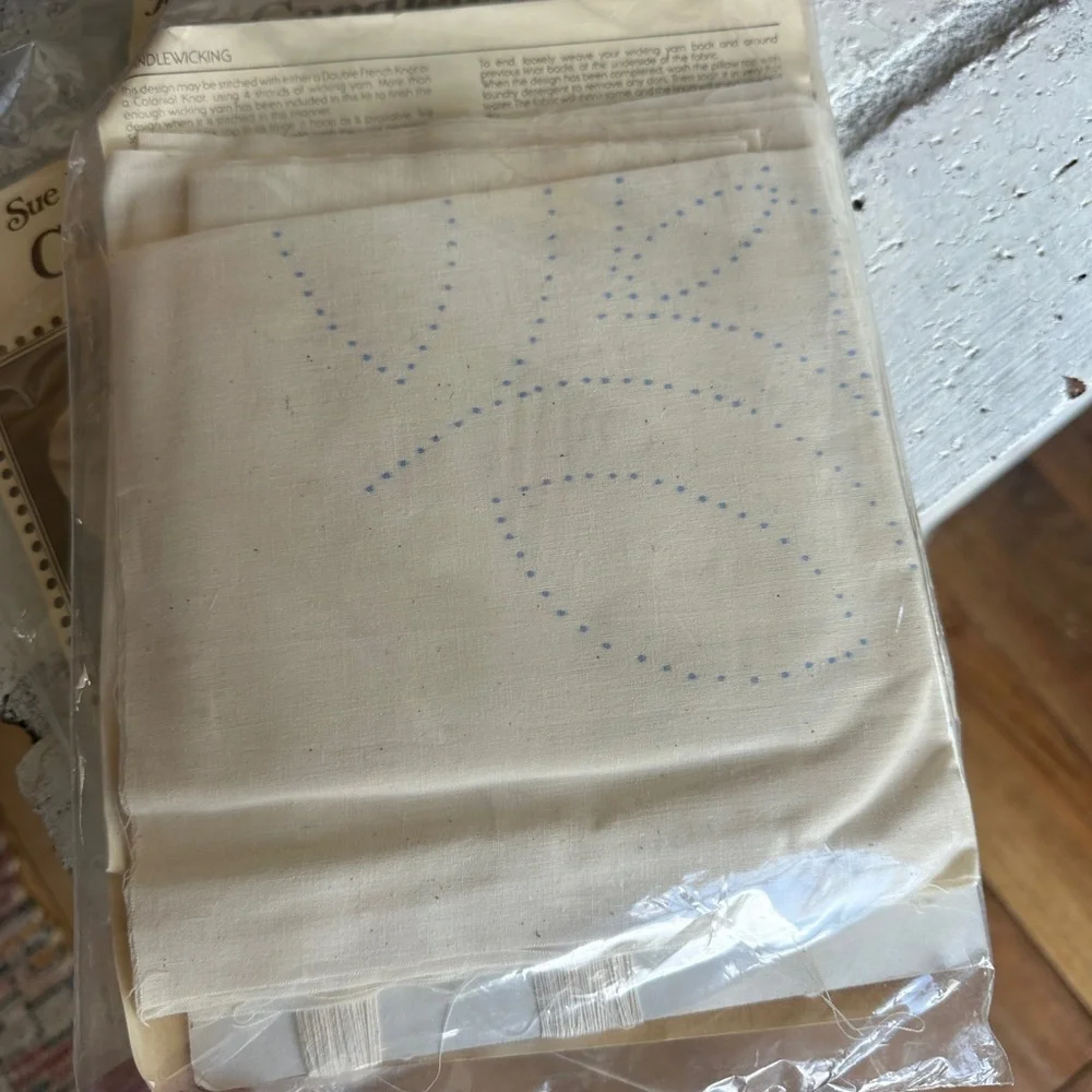 Vintage Cream Ruffled Pillow Sham with Textured Detail